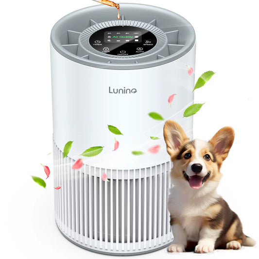 H13 Home Electric Air Purifier with True HEPA Filter Fragrance Function Air Quality Sensor Sleep Mode for Pet Dander Odor