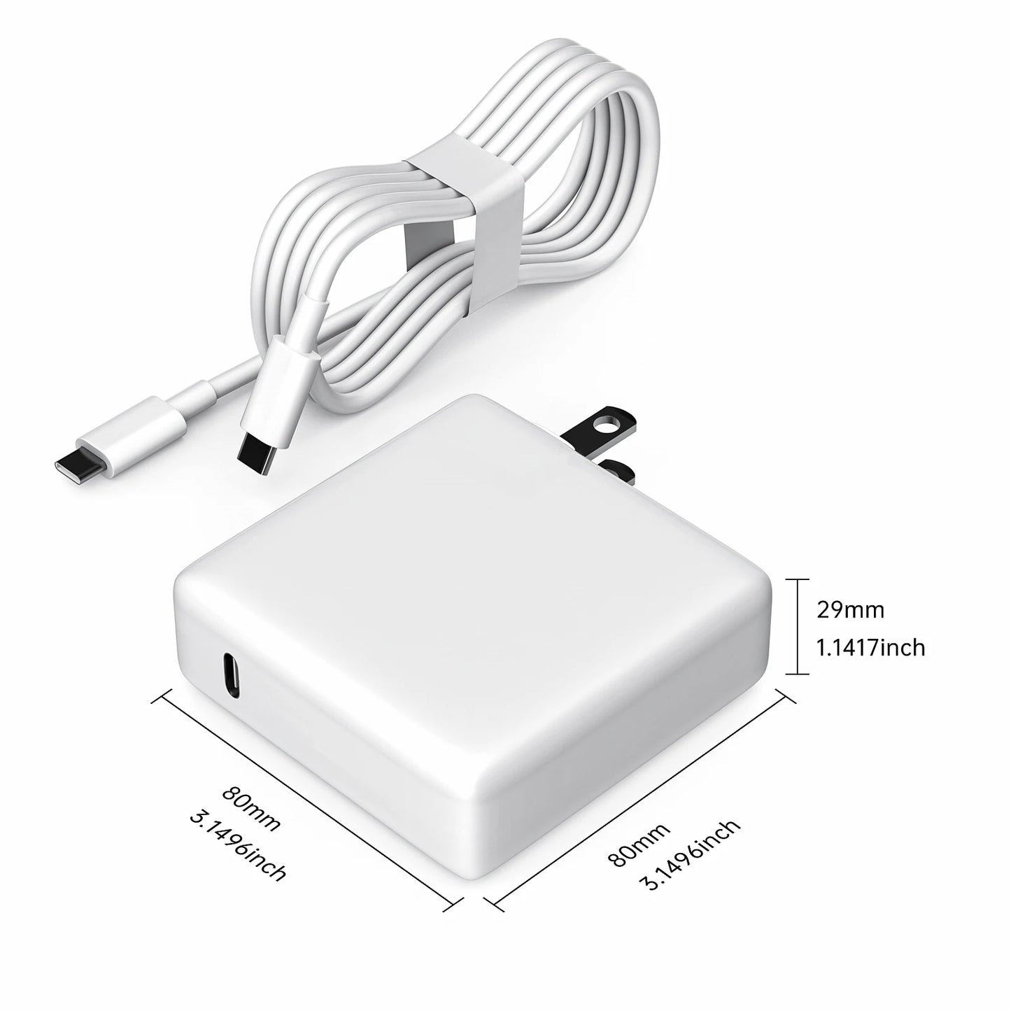 Universal 87W Type C Laptop Adapter Mobile Phone Portable Fast Charger Laptop Charger for Apple Macbook Pro 13/14/15 Air M1