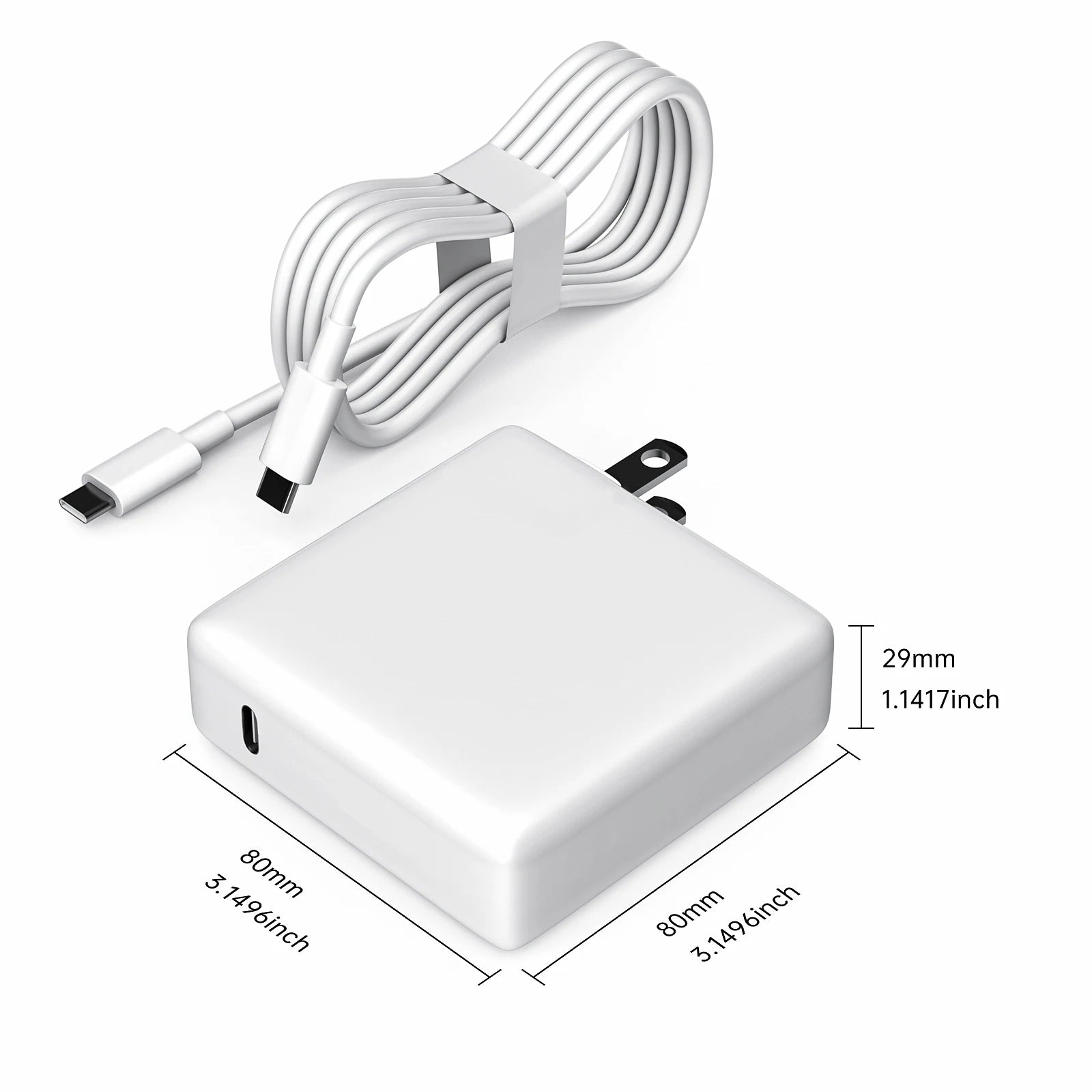 Universal 87W Type C Laptop Adapter Mobile Phone Portable Fast Charger Laptop Charger for Apple Macbook Pro 13/14/15 Air M1